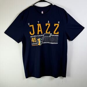 NBA Utah jazz Donovan Mitchell jersey shirt men’s size  Large blue